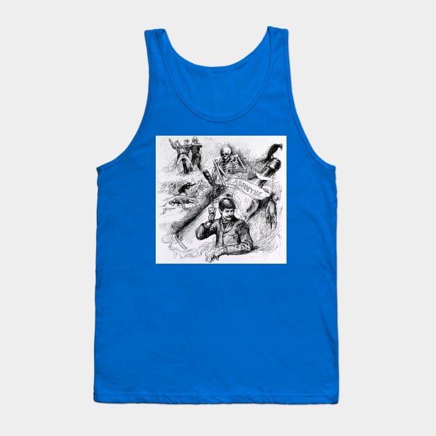 Absinthe, Insanity, Murder and Suicide, 1883 Tank Top by ScienceSource